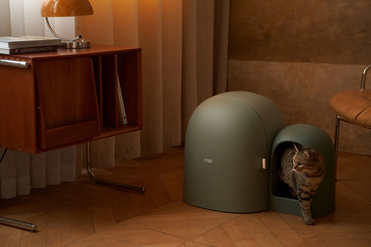 Kattenbak - grote ruimte - inclusief kattebakschepje - lekvrij - geurvrij - one size fits all - SpirePets