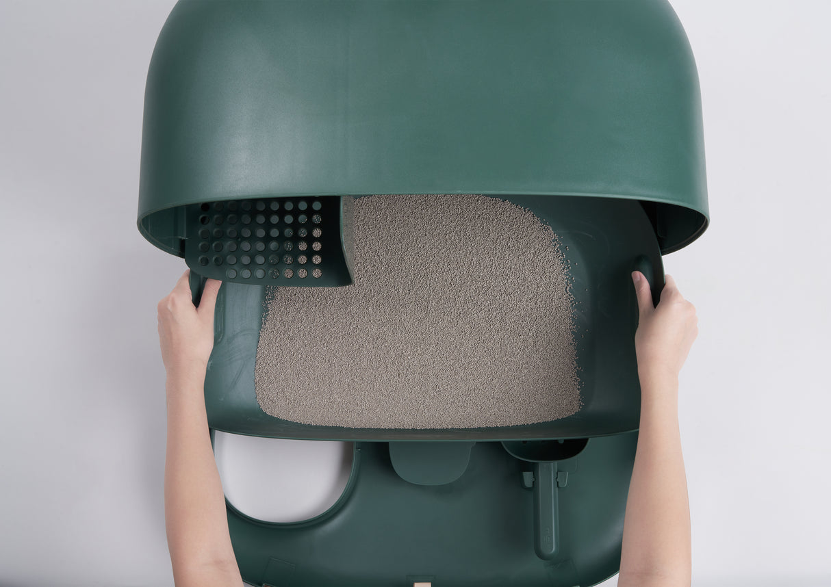 MakeSure kattenbak met lade - Groen - Design Prijs Winnaar! - SpirePets