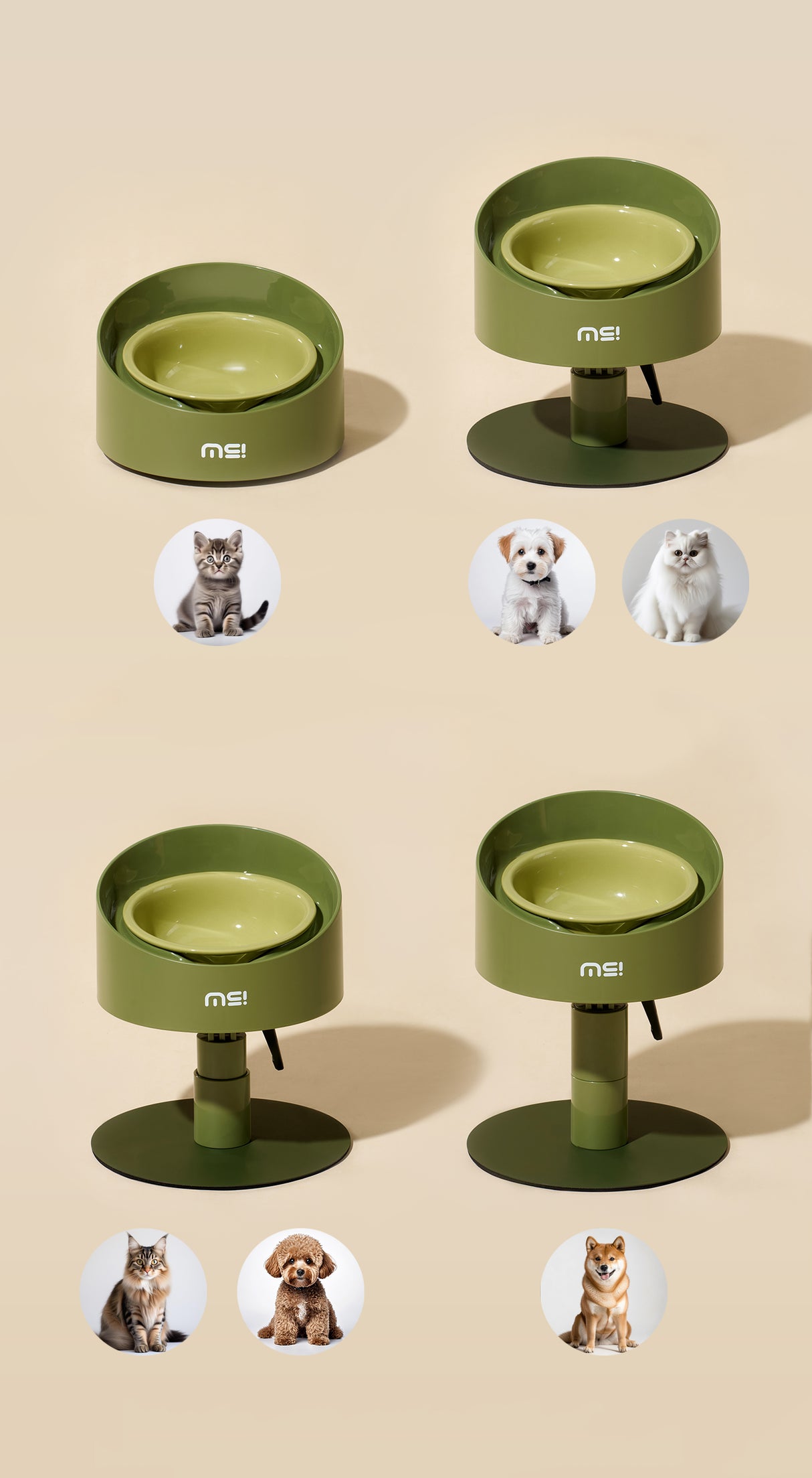 Makesure ergonomisch kattenschaaltje - SpirePets