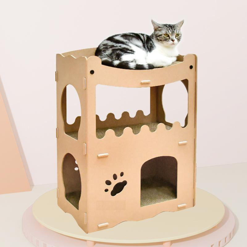 Kattenhuis - duurzaam speelhuis voor katten - SpirePets