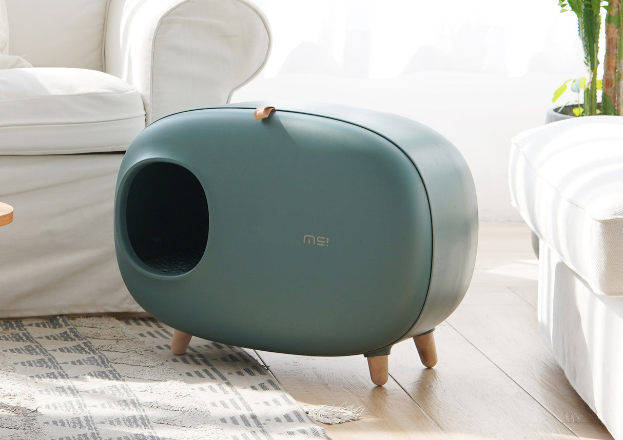 MakeSure kattenbak met lade - Groen - Design Prijs Winnaar! - SpirePets