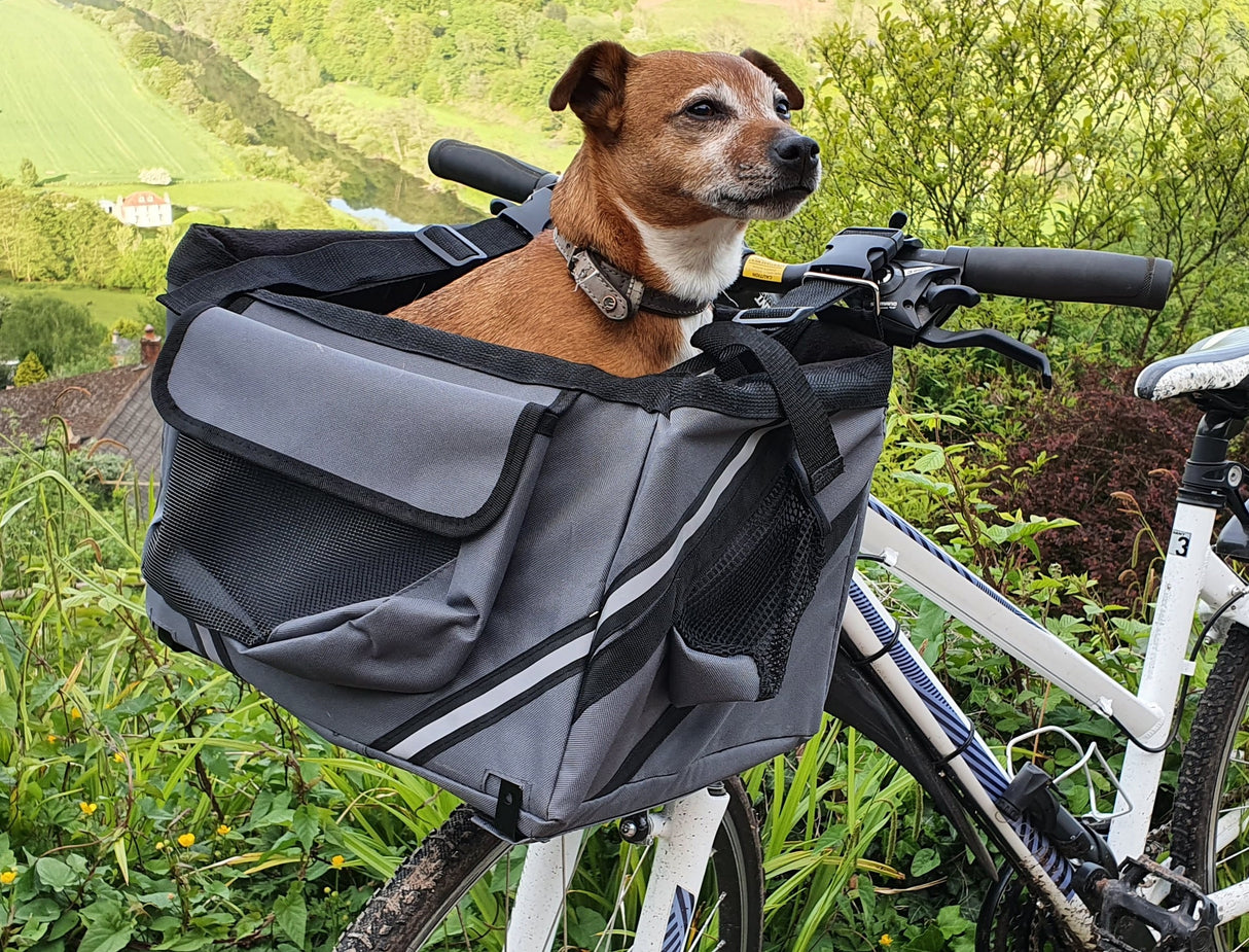 Henry Wag Fahrradtasche für Hunde und Katzen