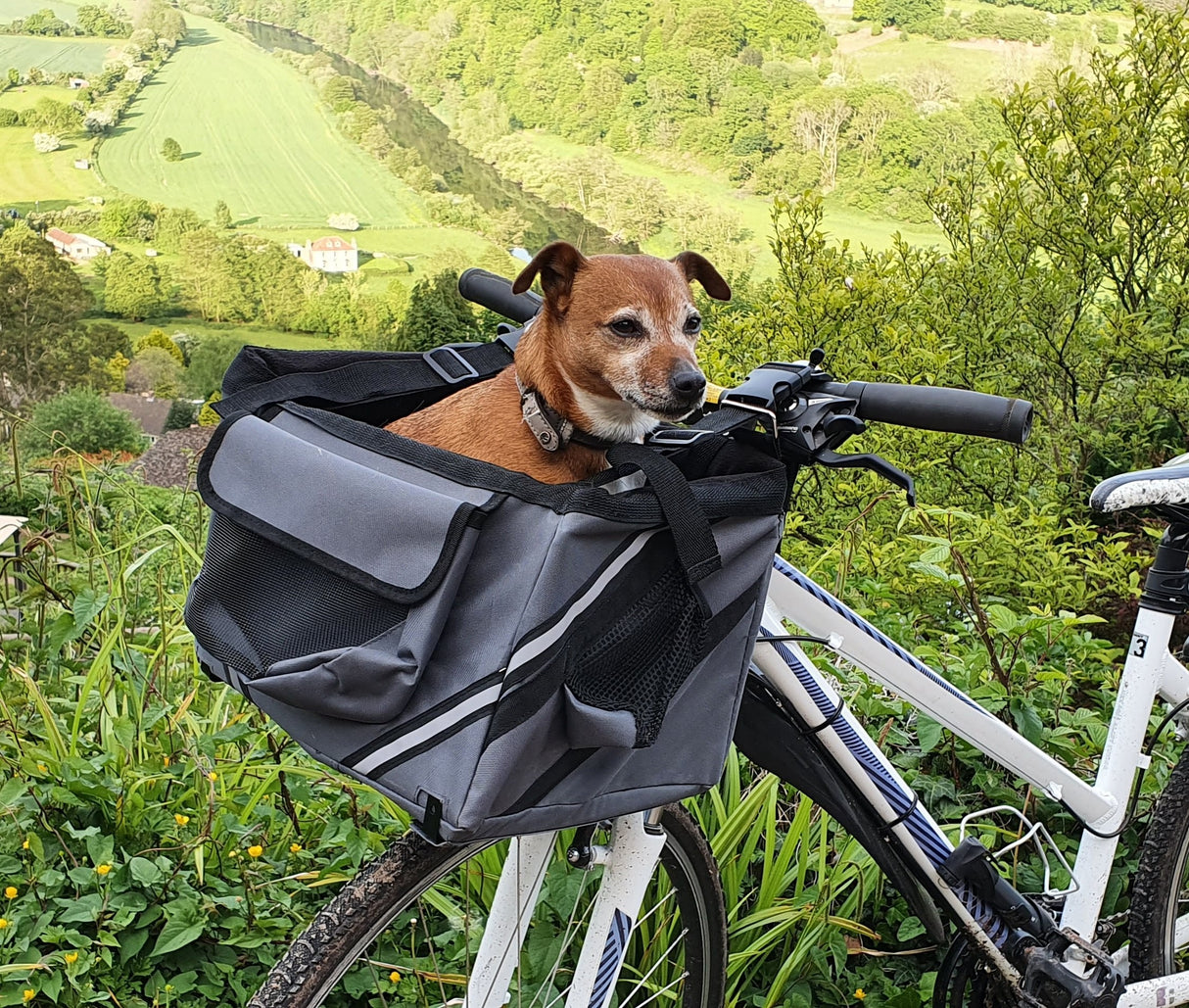 Henry Wag Fahrradtasche für Hunde und Katzen