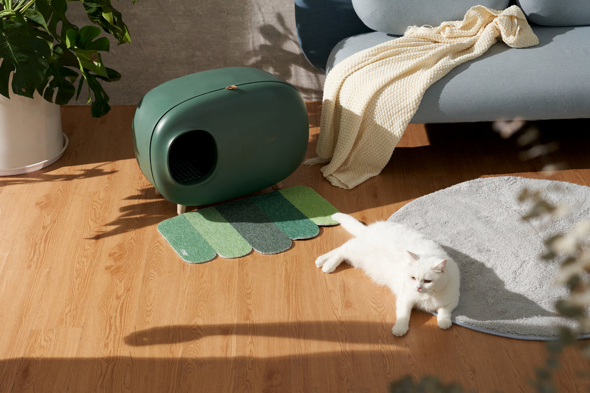 MakeSure kattenbak met lade - Groen - Design Prijs Winnaar! - SpirePets