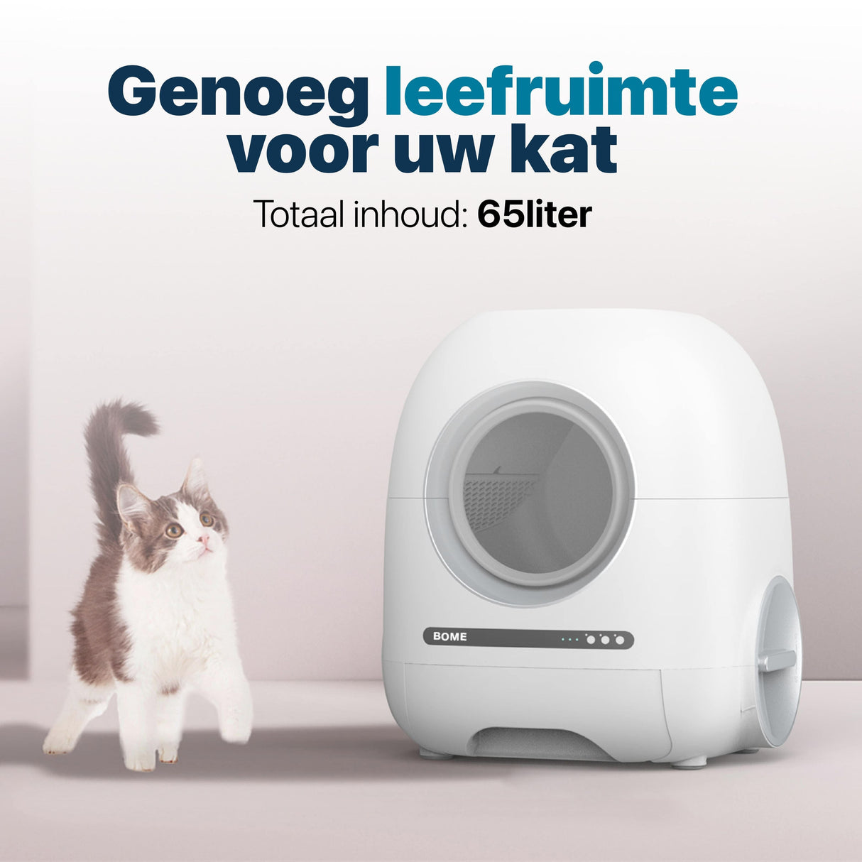 Automatische Kattenbak met Camera en App - Zelfreinigende Kattenbak BOME