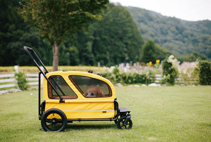 AirBuggy Carriage Set Seed Beige - Luxe Hondenbuggy tot 55kg - SpirePets