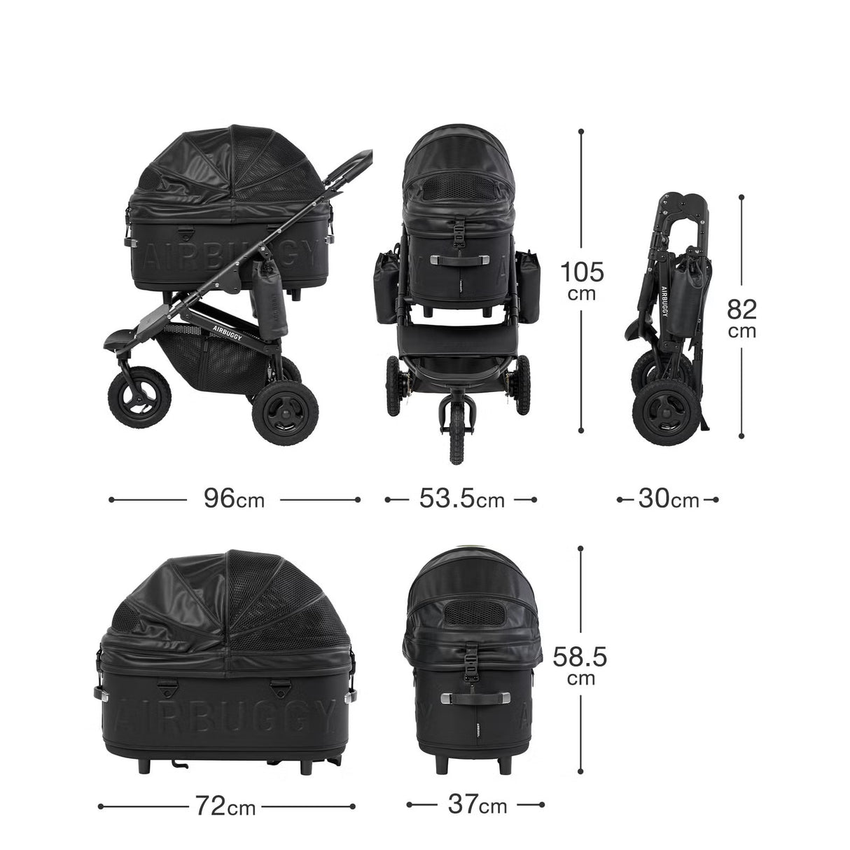 AirBuggy DOME 3 Large – Salmon Berry – Luxuskinderwagen