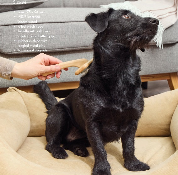 KELLER Slicker Haarbürste für Hunde und Katzen - Größe M