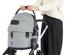 AirBuggy DOME 3 SMALL COT - EARTH GREY - SpirePets