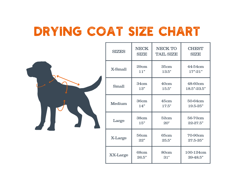 Henry Wag Mikrofaser-Hundebademantel – Trockenjacke für Hunde – Größe XL