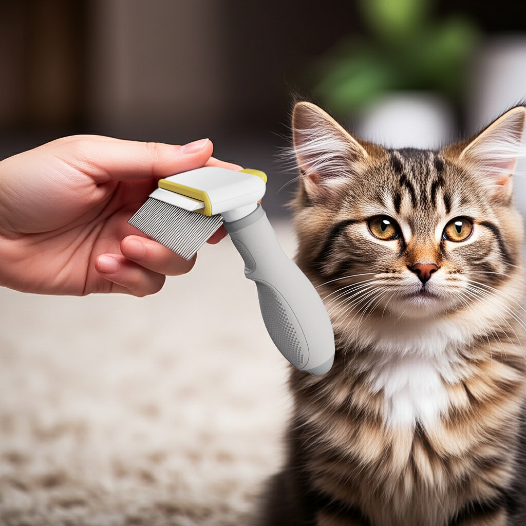 Fellkamm – Entwirrungskamm für Haustiere