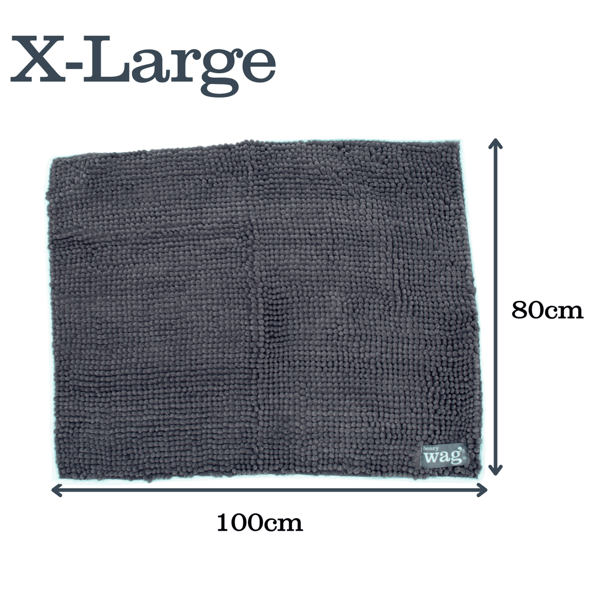 Henry Wag Mikrofaser-Trockenmatte für Haustiere – XL