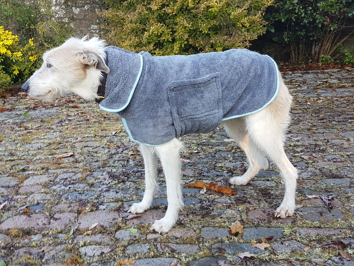 Henry Wag Mikrofaser-Hundebademantel – Trockenjacke für Hunde – Größe XXL