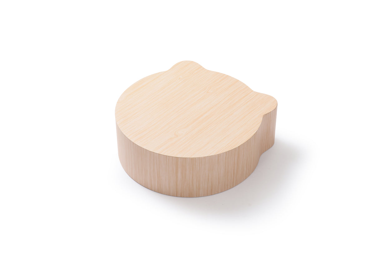 Katzenkratzkorb in Form eines Katzenkopfes