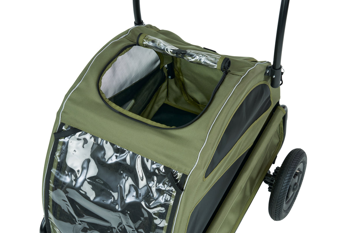 AIRBUGGY Twinkle Moss Green – Luxe Hondenbuggy