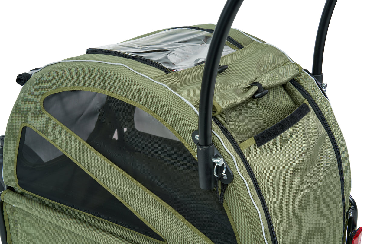 AIRBUGGY Twinkle Moss Green – Luxe Hondenbuggy