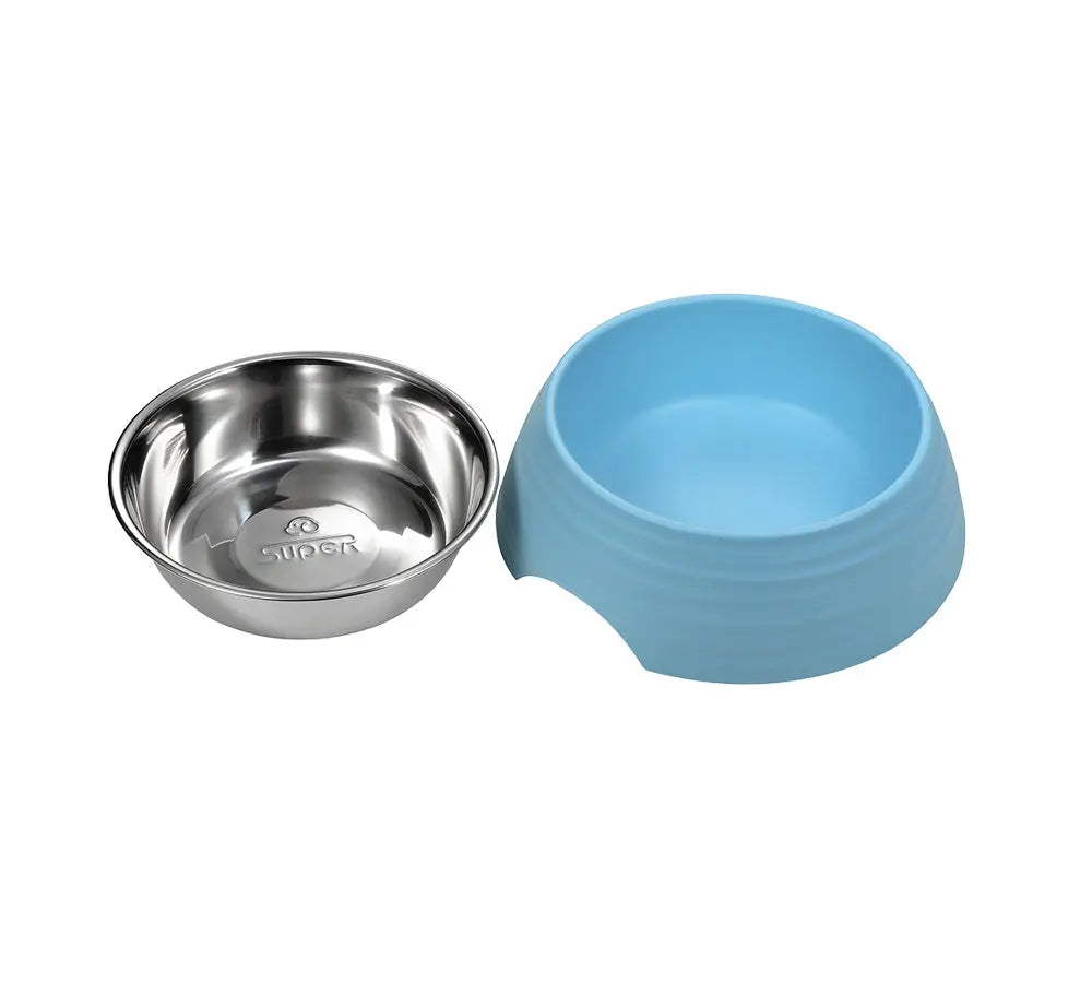 Voerbak hond - uitneembare RVS bak - maat M - SpirePets