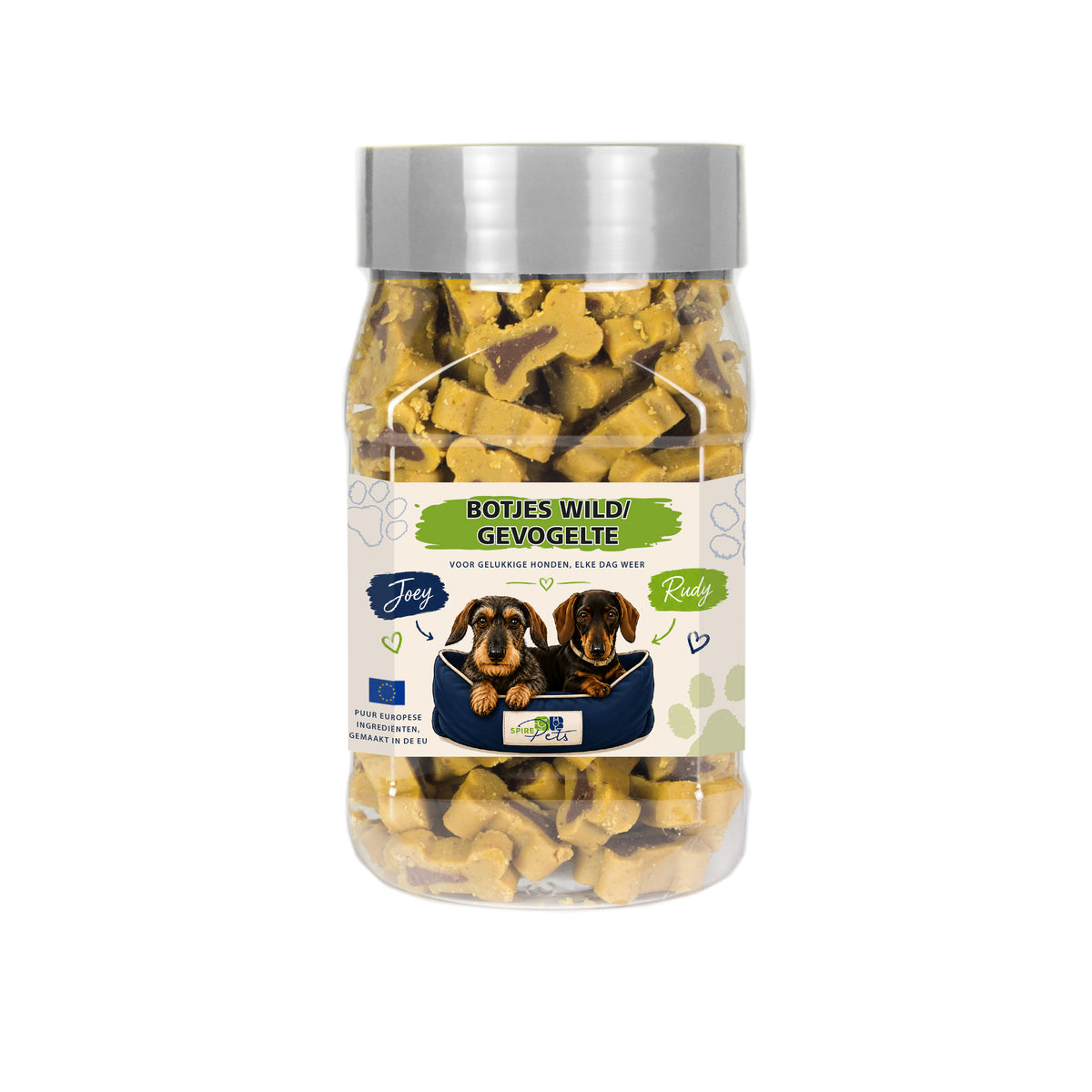 Joey & Rudy Botjes Wild en Gevogelte – zachte hondensnacks - 250gram