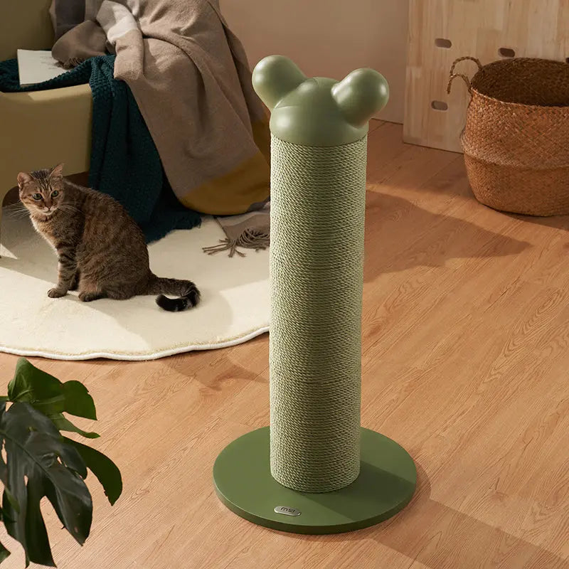 Katten krabpaal - voor alle katten - krabmeubel - groen en wit - SpirePets