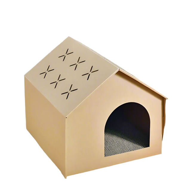Kattenhuis van karton - Krab en speelhuisje voor katten - SpirePets
