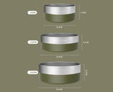 Anti-slip RVS voerbak set – Stevig & stijlvol in donkergroen - SpirePets