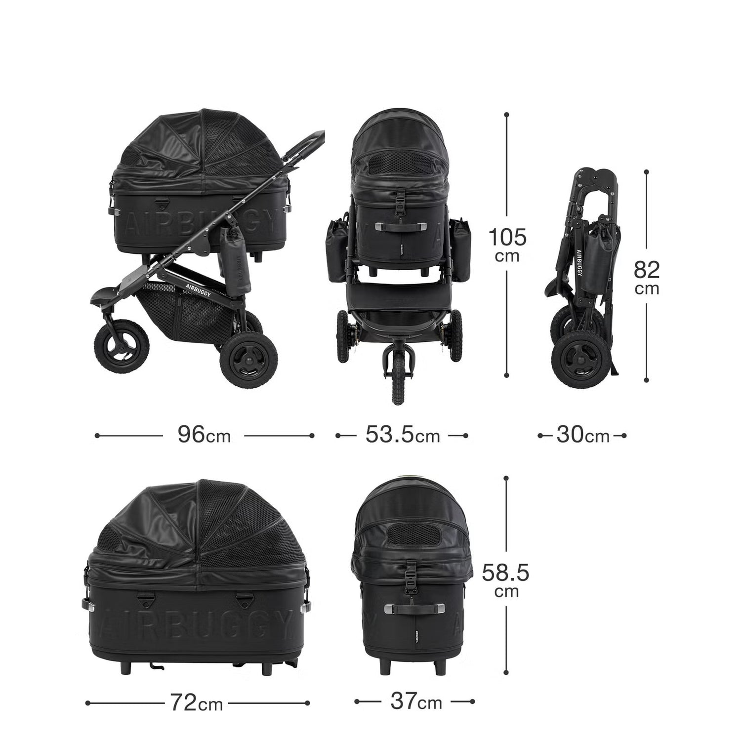 AirBuggy DOME 3 Large – Salmon Berry – Luxuskinderwagen