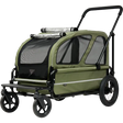 AirBuggy Carriage Set Moss Green – De Ultieme Luxe Hondenbuggy - SpirePets