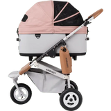 AirBuggy DOME 3 Large – Salmon Berry Luxe wandelwagen - SpirePets
