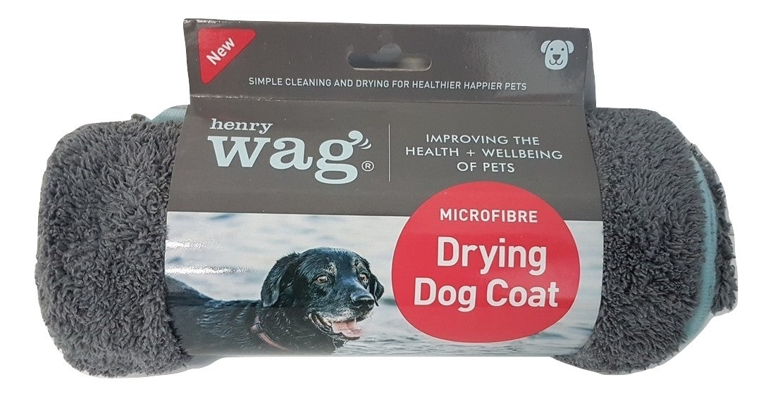 Henry Wag microvezel hondenbadjas - droogjas voor honden - Maat XXL