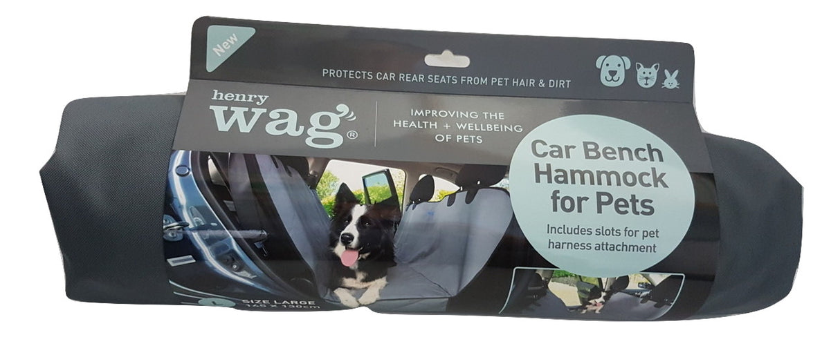 Henry Wag huisdier auto hangmat - autodeken voor hond - 135 x 58 x 46cm