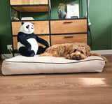 Rudy Hundekissen – Beige & Braun – Rutschfest