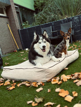 Rudy Hundekissen – Beige & Braun – Rutschfest