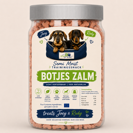 Joey & Rudy Botjes Zalm – zachte hondensnacks met zalm - 250gram