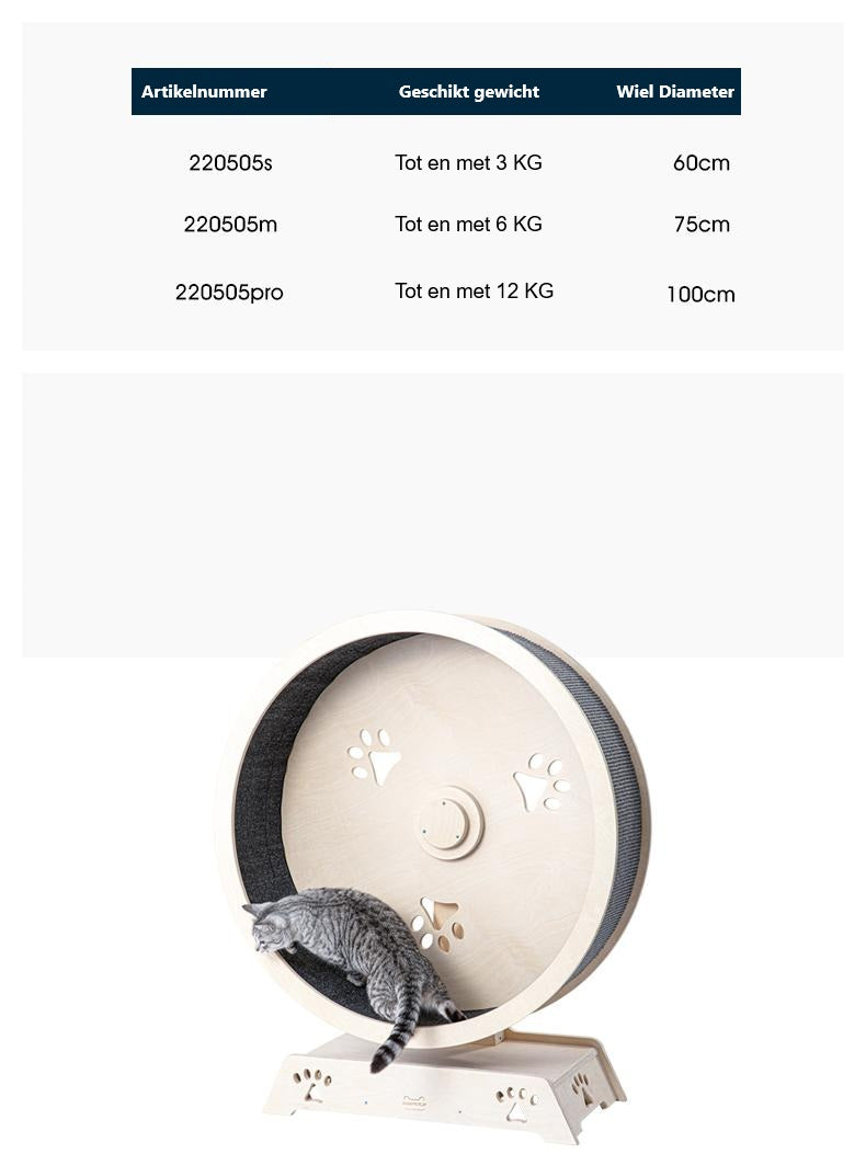 Laufrad für Katzen - Laufrad Mittel