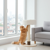 Compacte krabpaal met mand - kattenmeubel - SpirePets