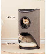 NOVA Kratzbaum mit Katzenkorb