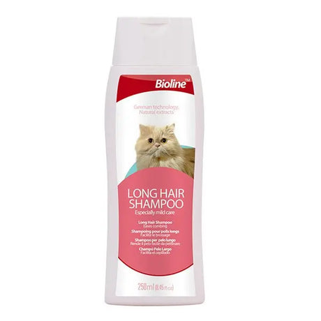 Shampoo voor langharige katten - Kattenshampoo - Kattenhaarverzorging - 250mL SpirePets