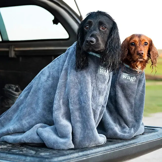 Henry Wag honden droogzak - microvezel - Maat M