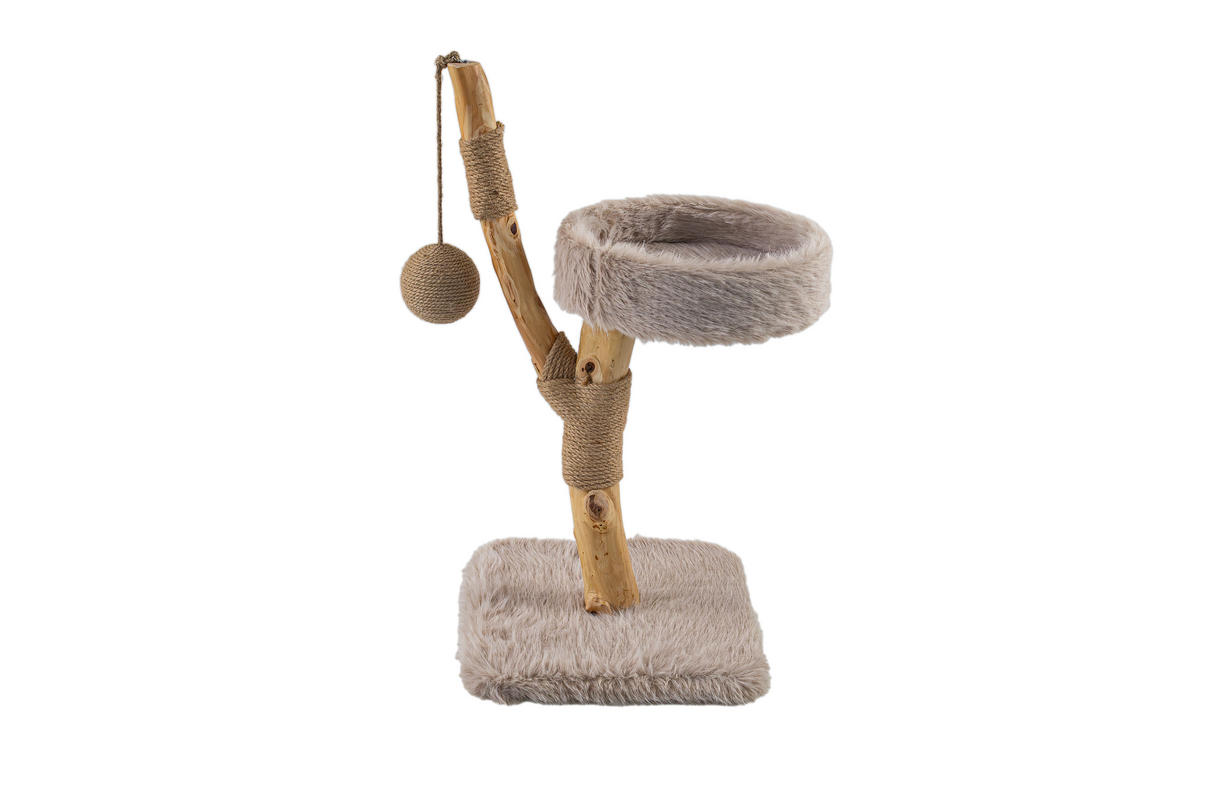 LUNA Kratzbaum aus massivem Obstholz