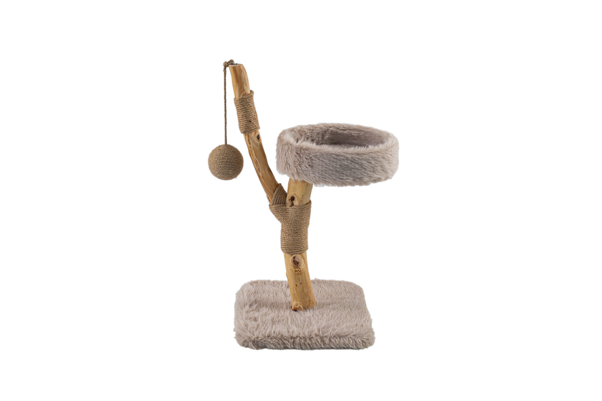 LUNA Kratzbaum aus massivem Obstholz