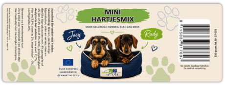 Joey & Rudy Mini Hartjesmix – zachte hondensnacks voor training en beloning