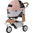 AirBuggy DOME 3 Large – Salmon Berry Luxe wandelwagen - SpirePets