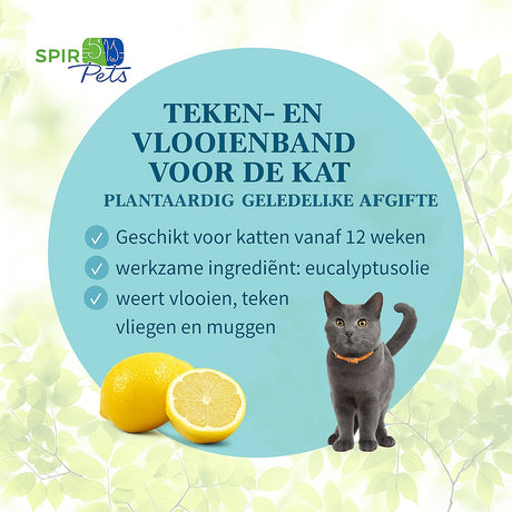 Natürliches Floh- und Zeckenhalsband – 60 cm