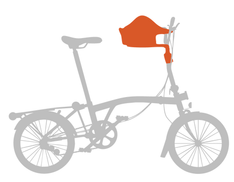 Brook & Breeze Canine Copilot Folding Bike Adapter voor Brompton en Dahon