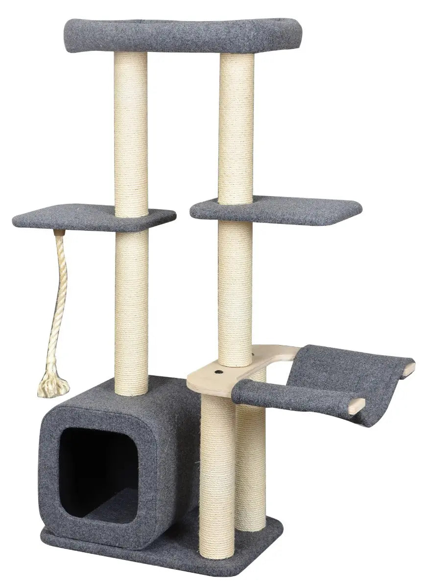 Katzenkratzbaum Candy - Kletterbaum - grau